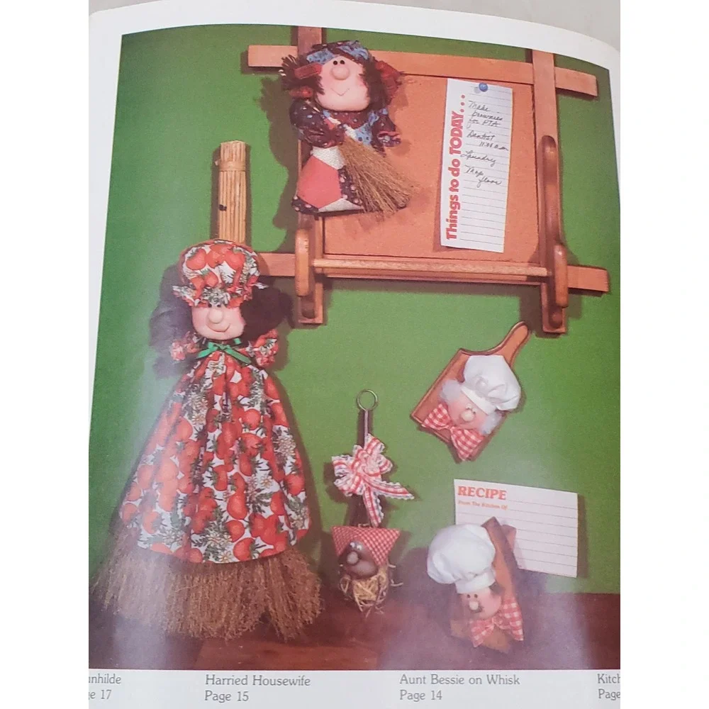Vintage 1981 Apple Dumplins Soft Sculpture Craft Pattern Book Barbara Graham